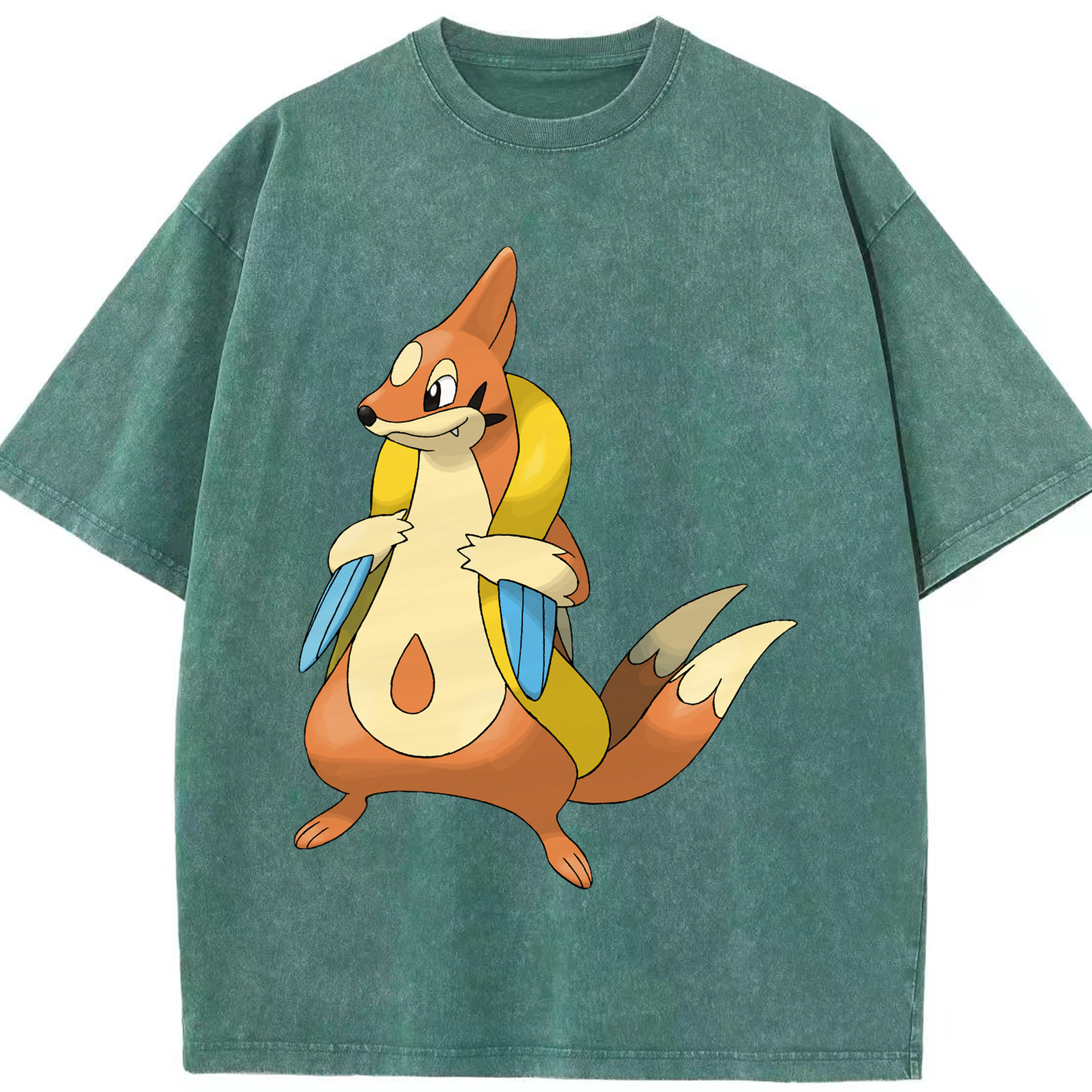 （画像用） ポケットモンスター Pokémon 綿100% ヴィンテージ風 半袖Tシャツ（フロントプリント）